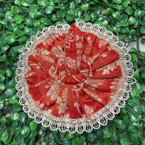 0,1 Number Laddu Gopal banarasi Dress With Astar