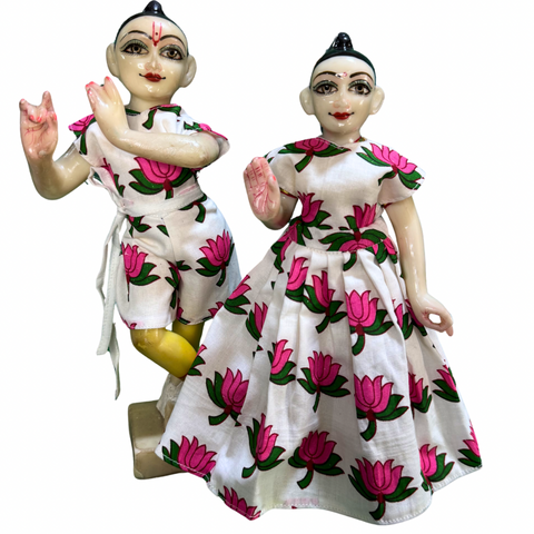 12 Inch Yugal Sarkar Night Dress and Mangla Aarti Dress