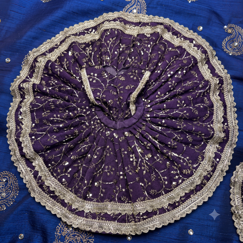 12 No laddu Gopal cursh fabric fancy dress