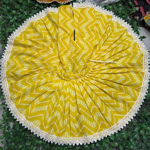 12 No. Laddu Gopal Cotton Dress With Astar