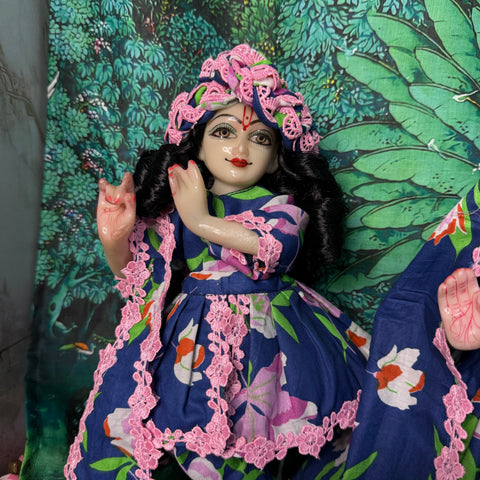 🌸12 Inch Yugal Sarkar Cotton Dress