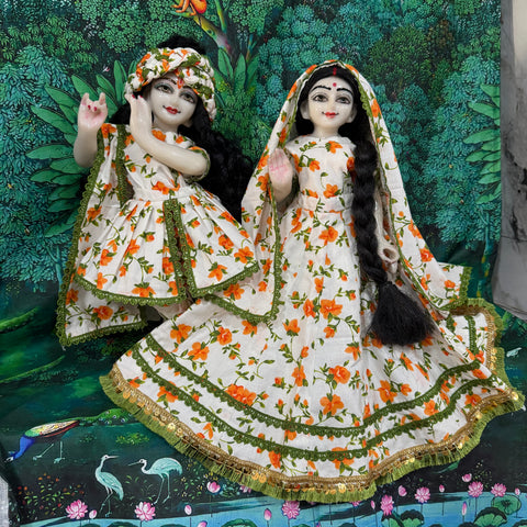 15 Inch Yugal Sarkar Cotton Fabric Dress