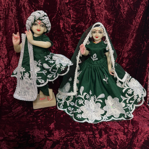 12 Inch Yugal Sarkar Dress Green