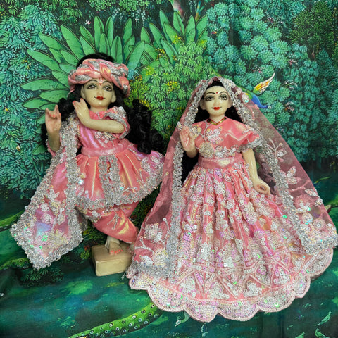 12 inch Yugal sarkar Net Fabric Dress Heavy
