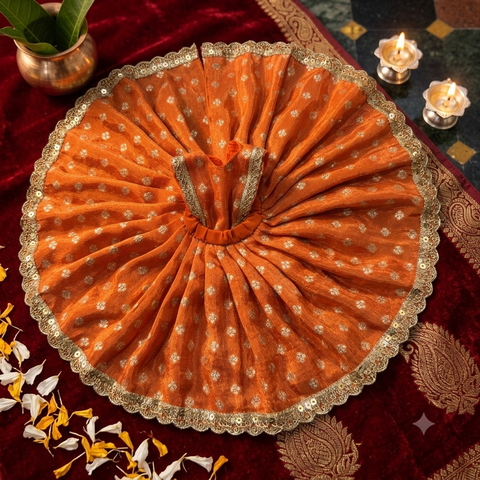 7,8 No laddu Gopal bnarsi fabric fancy dress