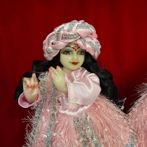 🌸 12 inch Yugal Sarkar Dress Baby Pink