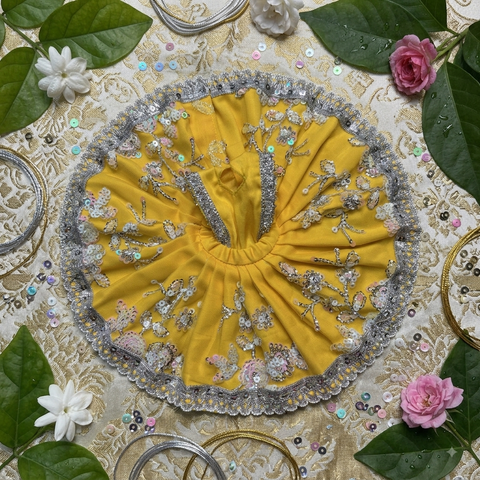3,4 No laddu Gopal net fabric fancy dress