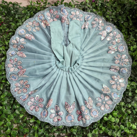 7,8 No. Laddu Gopal Net Fabric Heavy Dress