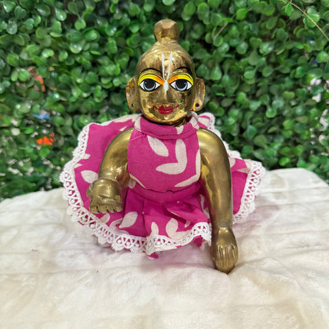 7 No. Laddu Gopal Dhoti pink