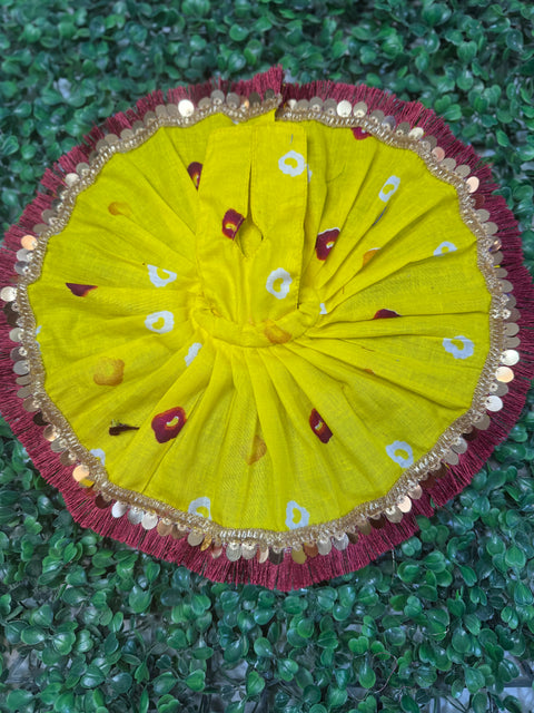 5,6 No. Laddu Gopal cotton Dress ✔️