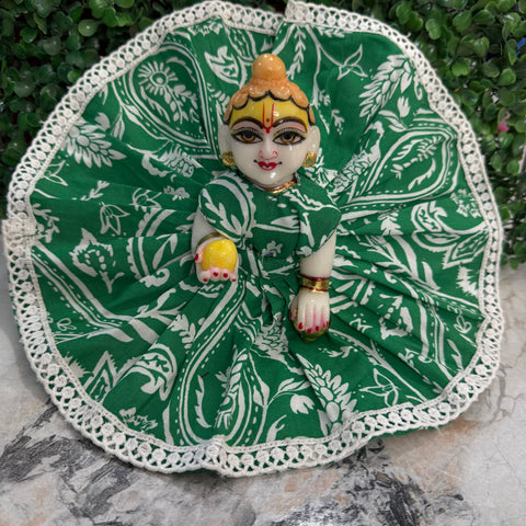 9,10 No. Laddu Gopal dress Green