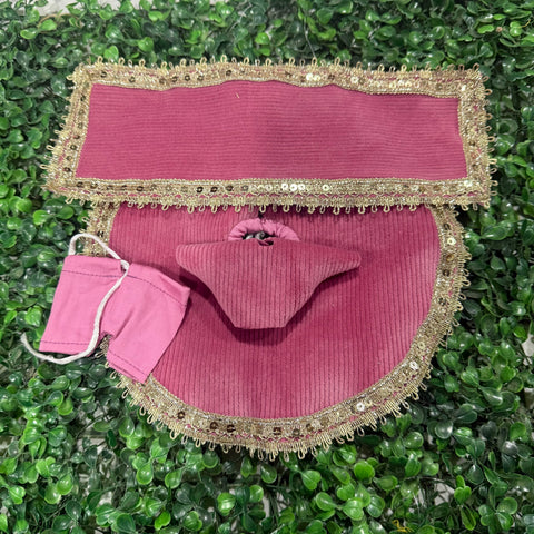 3,4 No. Winter Radha rani dress With Shawl