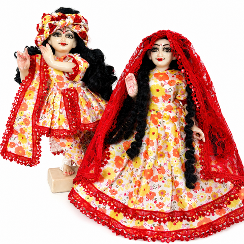 12 Inch Yugal Sarkar Cotton Fabric Dress
