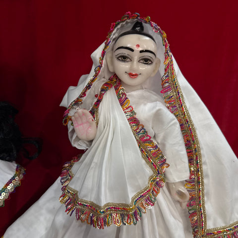 15 inch Yugal Sarkar White multi Dress