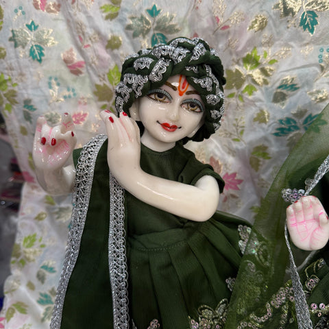 15 Inch Yugal Sarkar Green Dress