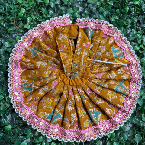 3,4 Number Laddu Gopal Banarasi Dress