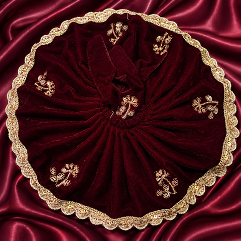7,8 No laddu Gopal valvet dress