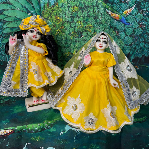 12 inch Yugal Sarkar Net Fabric Dress