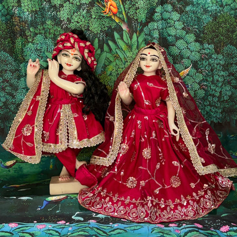 15 Inch Yugal Sarkar Net Fabric Hand Work Dress