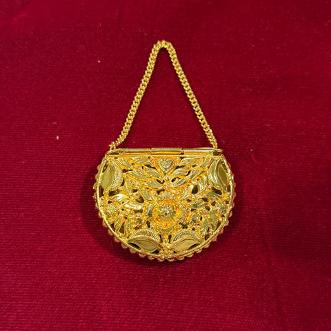 Beautiful golden Purse For Radha Rani
