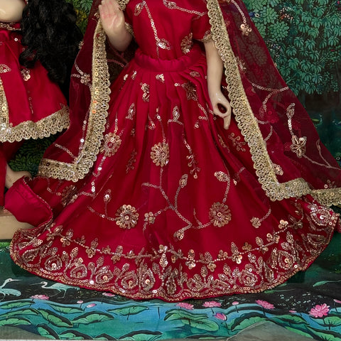 15 Inch Yugal Sarkar Net Fabric Hand Work Dress