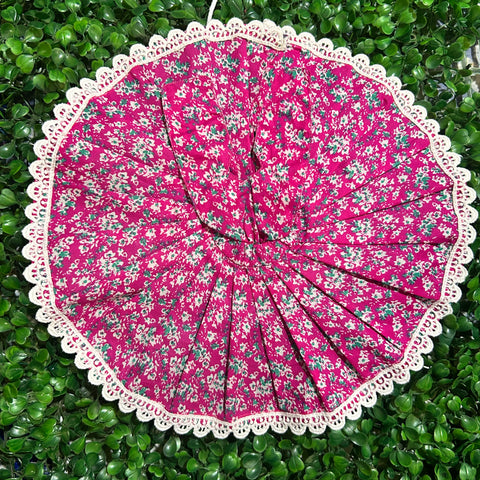 3,4 No. Cotton Dress Pink