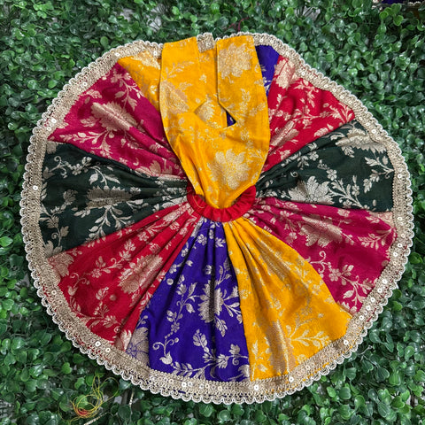 9,10 Number Laddu Gopal Multi Dress banarasi Fabric❤️