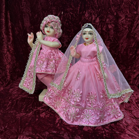 12 Inch Yugal Sarkar Dress Baby Pink 8inch Lehanga