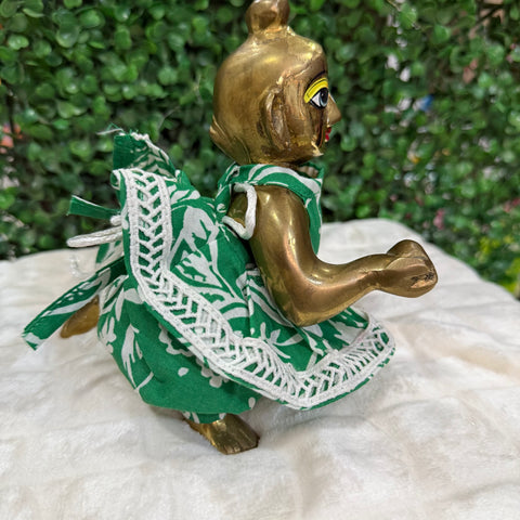 8 No. Dhoti Dress green