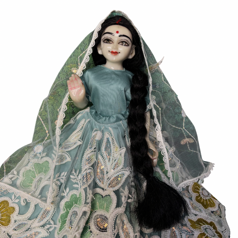 15 Inch Yugal Sarkar Net Fabric Heavy Dress ❤️
