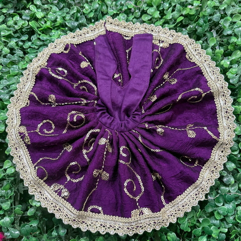 5,6 No. Laddu Gopal Fancy Dress Purple for Summers