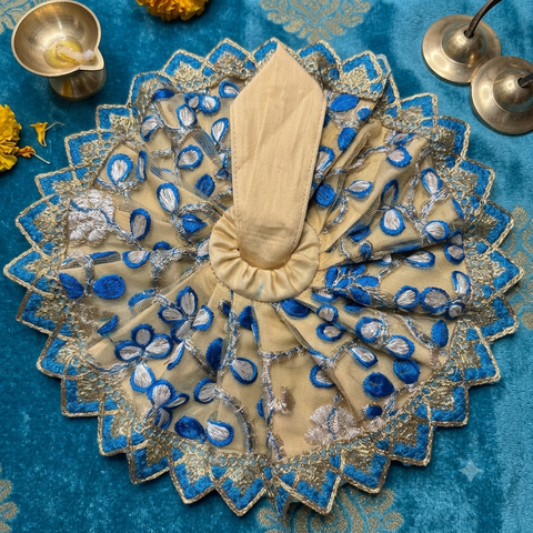 3,4 No laddu Gopal net fabric fancy dress