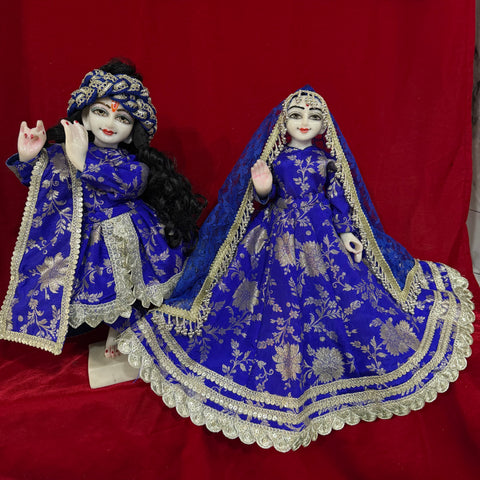 15 Inch Yugal Sarkar Blue Kaliyon Wala Lehenga Dress ❤️