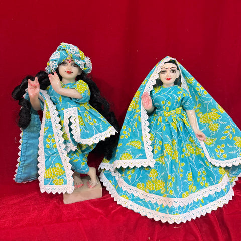 12 inch Yugal sarkar Cotton fabric dress