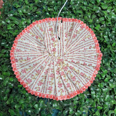 3,4 no. Laddu Gopal dress peach