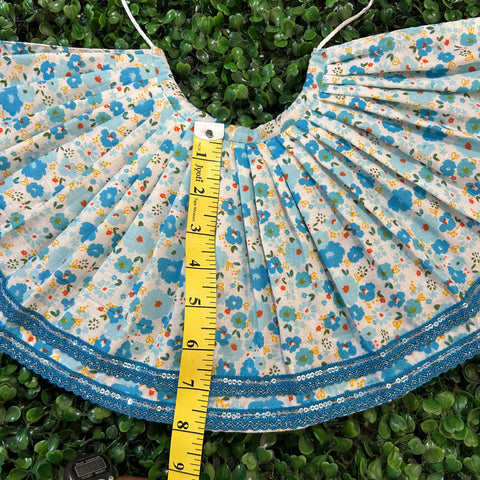 12 Inch Yugal Sarkar Cotton Dress White Phiroji 8inch Lehanga