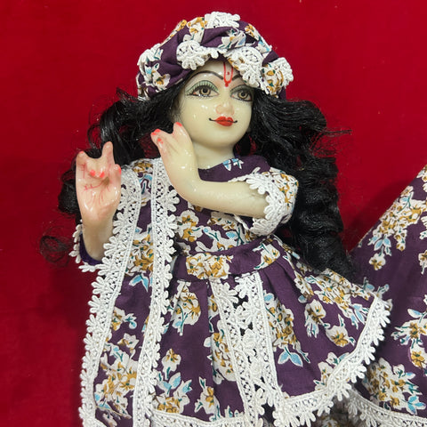 🌸12 Inch Yugal Sarkar Cotton Fabric Dress