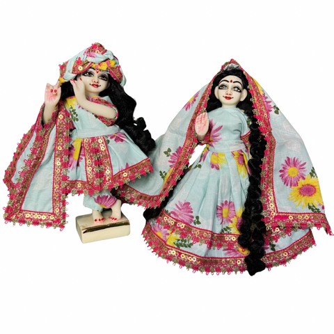 9 Inch Yugal Sarkar Cotton Fabric Dress Soft And Washable