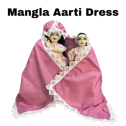 12 Inch Yugal Sarkar Cotton Night and Mangla Aarti Dress