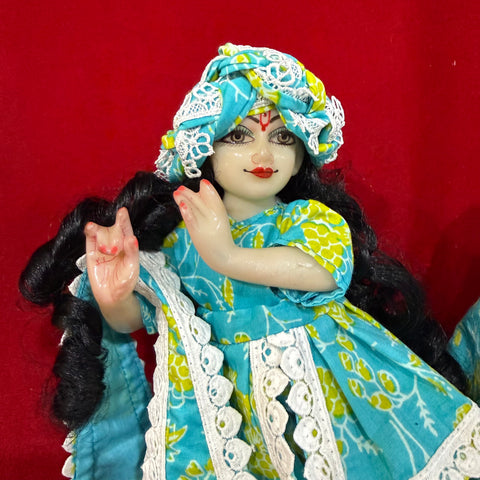 12 inch Yugal sarkar Cotton fabric dress
