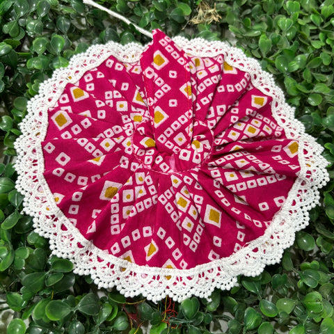 3,4 No. Laddu Gopal Cotton Dress With Astar