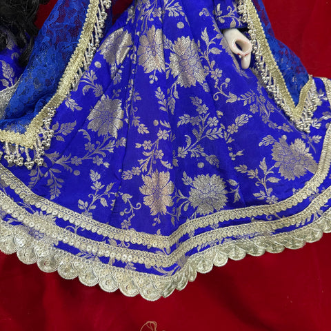 15 Inch Yugal Sarkar Blue Kaliyon Wala Lehenga Dress ❤️