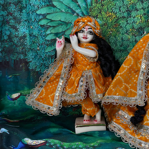 9 inch Yugal Sarkar Cotton Fabric Dress