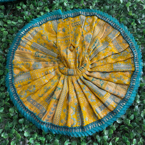 5,6 No. Laddu Gopal Fancy Dress Brocade Fabric