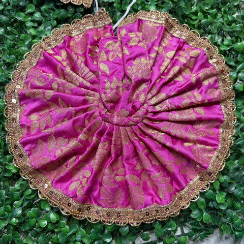 5,6 Number Laddu Gopal Dress Banarasi Fabric