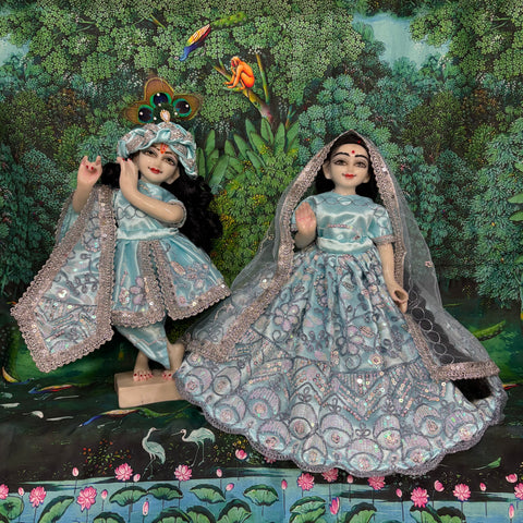 🌸12 Inch Yugal Sarkar Heavy Dress