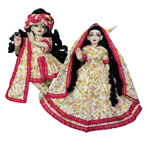 12 Inch Yugal Sarkar Cotton Fabric Dress Soft And Washable