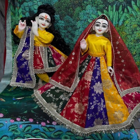 15 Inch Yugal Sarkar Multi Banarasi Dress ❤️