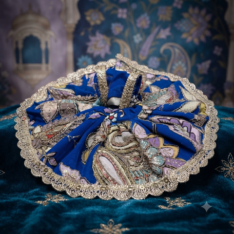 3,4 No laddu Gopal curep fabric fancy dress