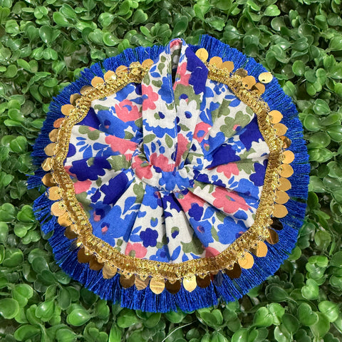 Blue color Laddu Gopal Cotton Dress 